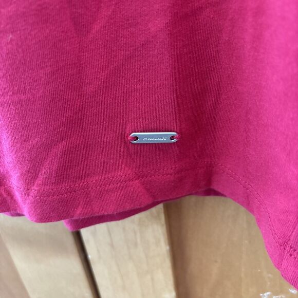 Coach X Richard Bernstein T shirt L Cherry Red Short Sleeve Cotton Pullover Logo - Picture 6 of 10